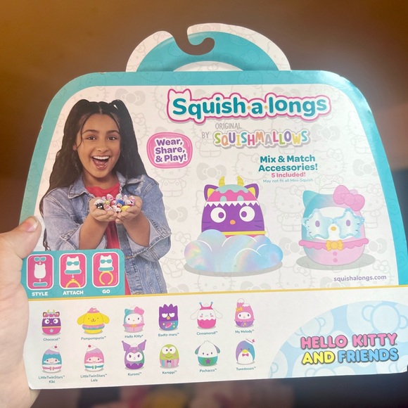 Squishmallows Hello Kitty and Friends Squish-a-longs 12-Pack NWT - Picture 7 of 8